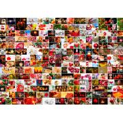 Puzzle Grafika Collage Navideño de 1500 Piezas