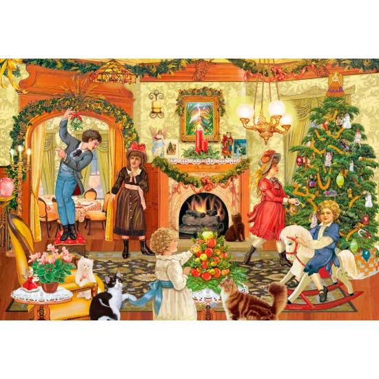 Puzzle Grafika Dónde Colgar el Muérdago de 1000 Pzs