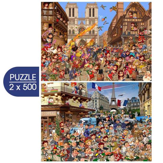 Puzzle Grafika El Arte De François Ruyer de 2x500 Piezas