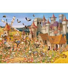 Puzzle Grafika El Castillo de los Conejos de 2000 Piezas