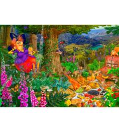 Puzzle Grafika El Picnic de Brujas de 1000 Piezas