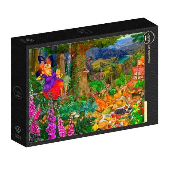 Puzzle Grafika El Picnic de Brujas de 1000 Piezas Puzzle Grafika El Picnic de Brujas de 1000 Piezas