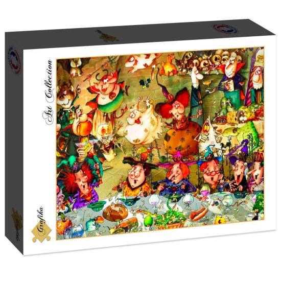 Puzzle Grafika Fiesta de Brujas de 2000 Piezas Puzzle Grafika Fiesta de Brujas de 2000 Piezas