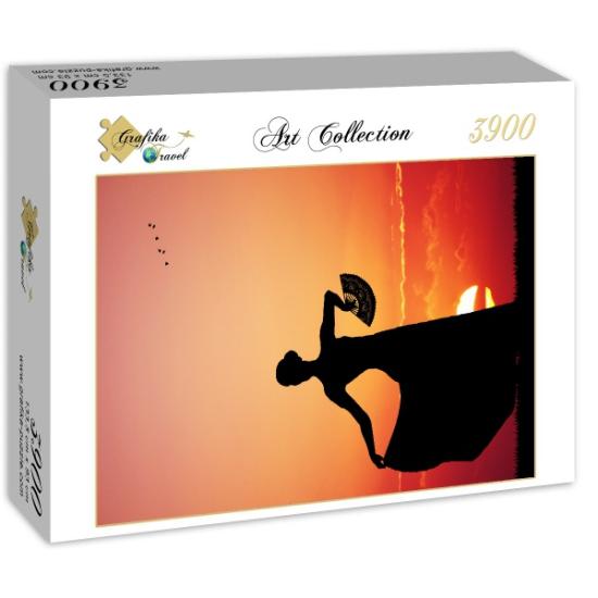 Puzzle Grafika Flamenco al Atardecer de 3900 Piezas