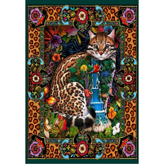 Puzzle Grafika Gato Tropical de 1000 Piezas