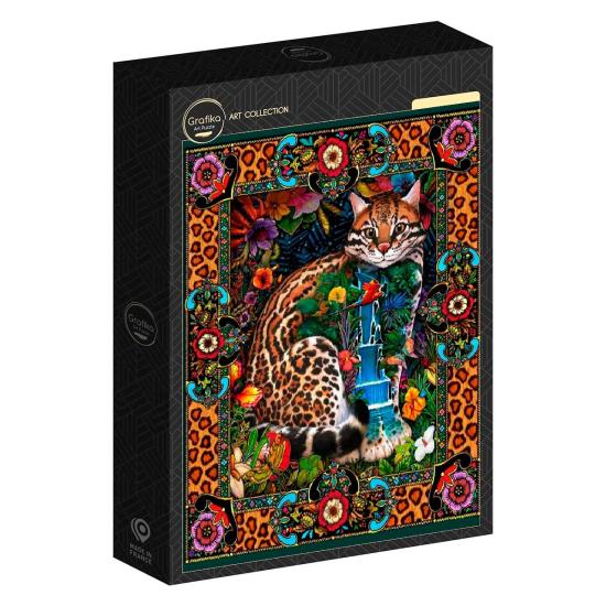 Puzzle Grafika Gato Tropical de 1000 Piezas