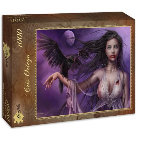 Puzzle Grafika Grito a la Luz de la Luna de 1000 Piezas