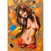 Puzzle Grafika Hermosa Chica Desnuda de 1000 Piezas