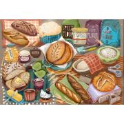 Puzzle Grafika Horneado de Pan Casero de 1000 Piezas