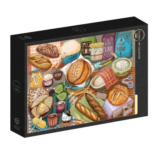 Puzzle Grafika Horneado de Pan Casero de 1000 Piezas