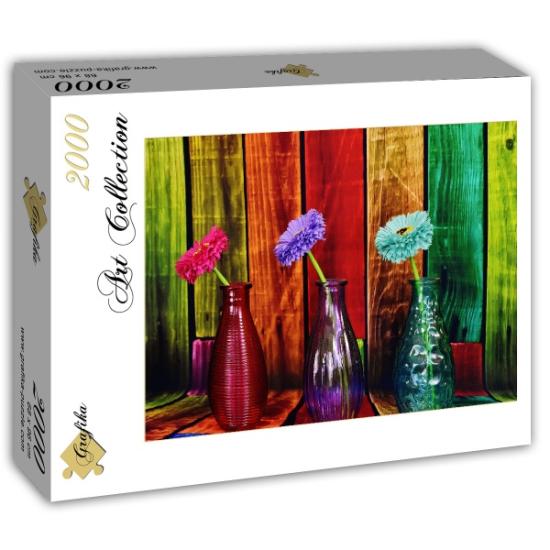 Puzzle Grafika Jarrones Coloridos de 2000 Piezas Puzzle Grafika Jarrones Coloridos de 2000 Piezas