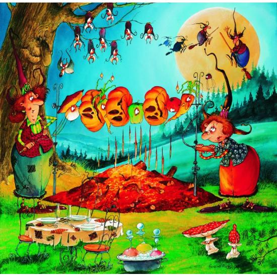 Puzzle Grafika La Barbacoa de la Bruja de 1000 Piezas Puzzle Grafika La Barbacoa de la Bruja de 1000 Piezas