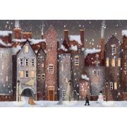 Puzzle Grafika La Ciudad Bajo La Nieve de 1000 Pzs