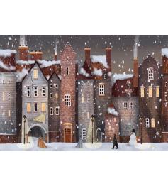 Puzzle Grafika La Ciudad Bajo La Nieve de 1000 Pzs
