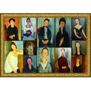 Puzzle Grafika La Pintura de Modigliani de 2000 Piezas