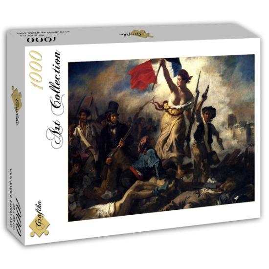 Puzzle Grafika Libertad Liderando al Pueblo de 1000 Piezas