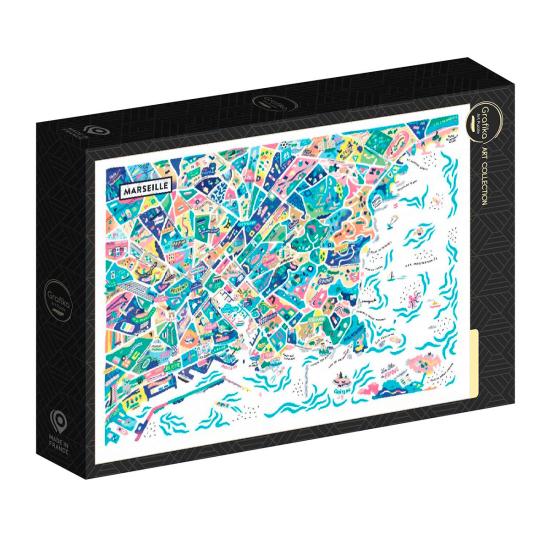 Puzzle Grafika Marseille de 1000 Piezas