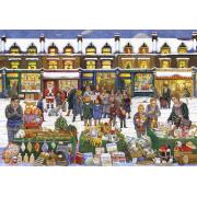 Puzzle Grafika Mercado Navideño Del Alfabeto de 1000 Piezas