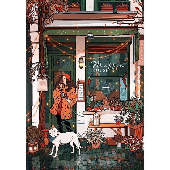 Puzzle Grafika Muffin House de 1000 Piezas