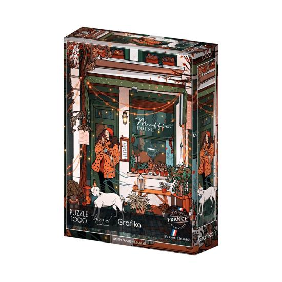 Puzzle Grafika Muffin House de 1000 Piezas