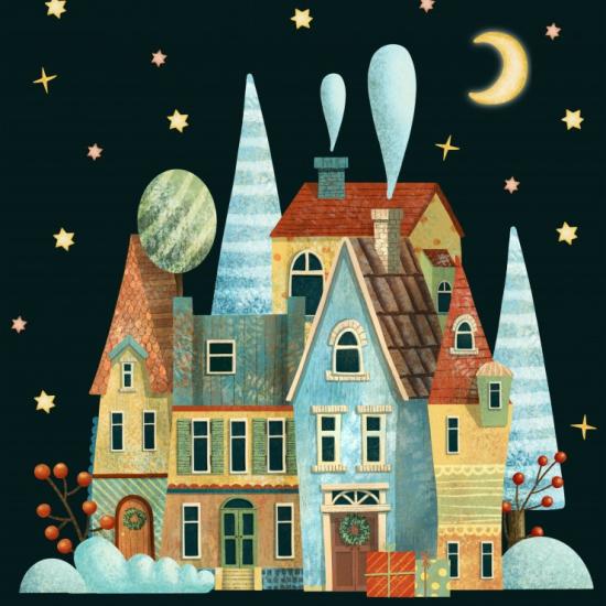 Puzzle Grafika Nochebuena de 1000 Piezas