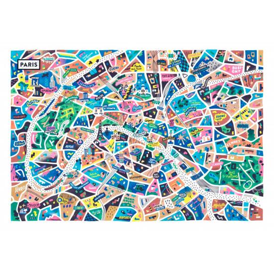 Puzzle Grafika Paris de 1000 Piezas