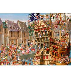 Puzzle Grafika Piratas de 4000 Piezas