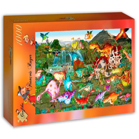 Puzzle Grafika Prehistoria de 1000 Piezas