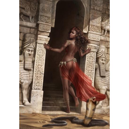 Puzzle Grafika Puertas del Templo de 1000 Piezas