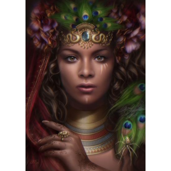 Puzzle Grafika Reina del Reino del Sol de 1000 Piezas