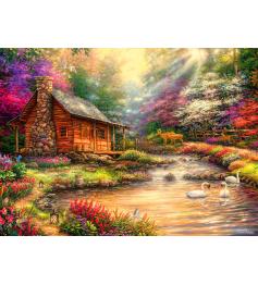 Puzzle Grafika Retiro en Brookside de 4000 Piezas