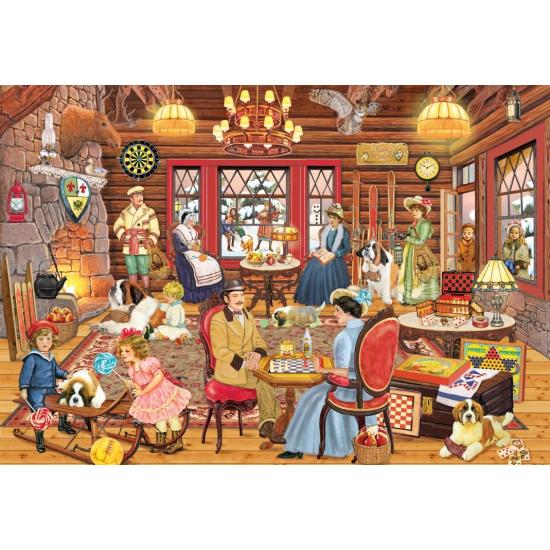 Puzzle Grafika Reunión Familiar Olsen de 1000 Piezas