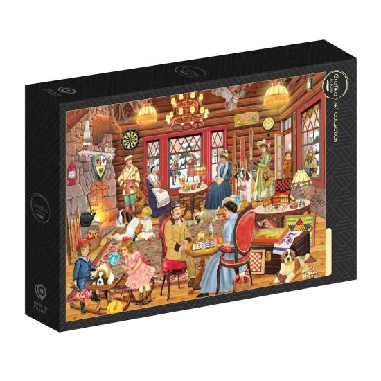 Puzzle Grafika Reunión Familiar Olsen de 1000 Piezas