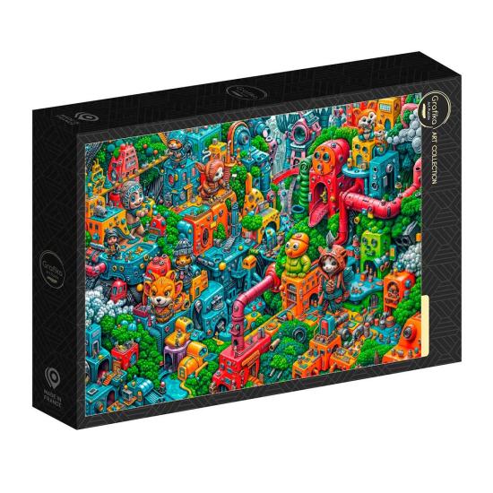Puzzle Grafika Robotopia de 1000 Piezas