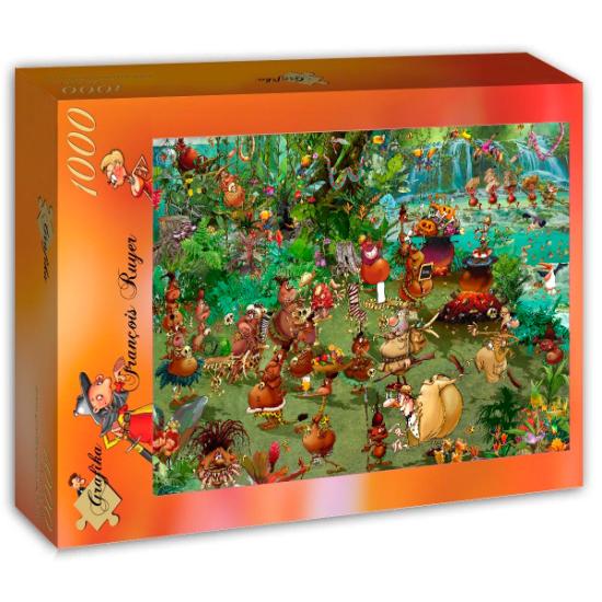Puzzle Grafika Safari Tribal de 1000 Piezas