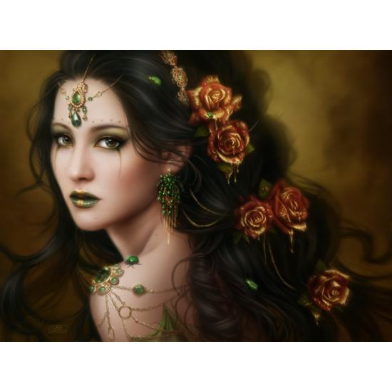 Puzzle Grafika Rosa Dorada de 2000 Piezas