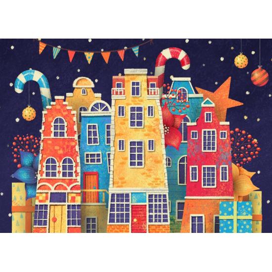 Puzzle Grafika Se Acerca La Navidad de 500 Piezas