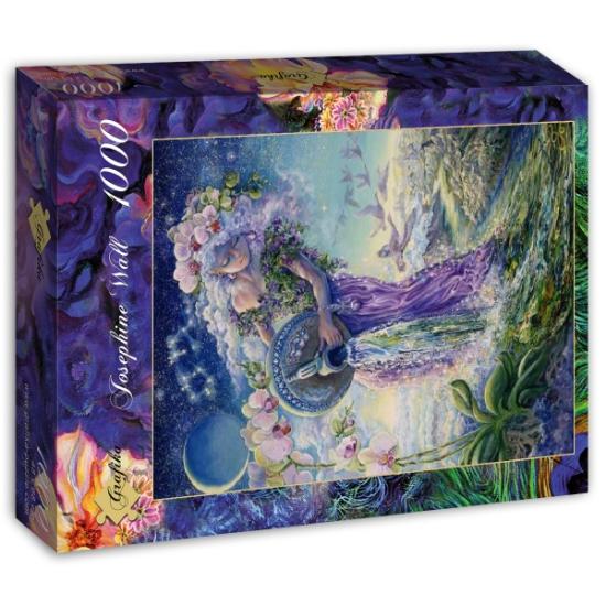 Puzzle Grafika Signo del Zodiaco, Acuario de 1000 Piezas