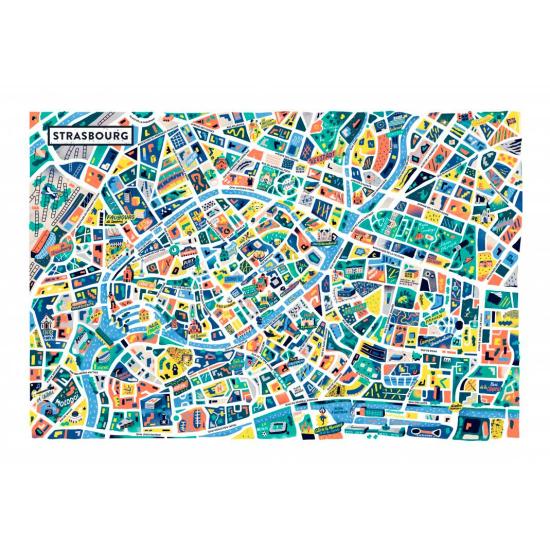 Puzzle Grafika Strasbourg de 1000 Piezas