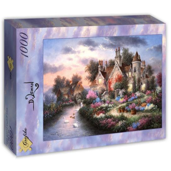 Puzzle Grafika Vieja Cabaña del Molino de 1000 Piezas Puzzle Grafika Vieja Cabaña del Molino de 1000 Piezas