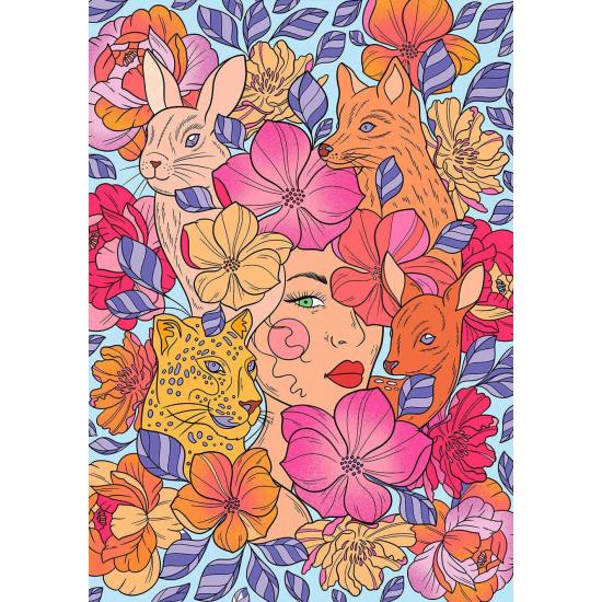 Puzzle Hachette Amor Floral de 1000 Piezas Puzzle Hachette Amor Floral de 1000 Piezas