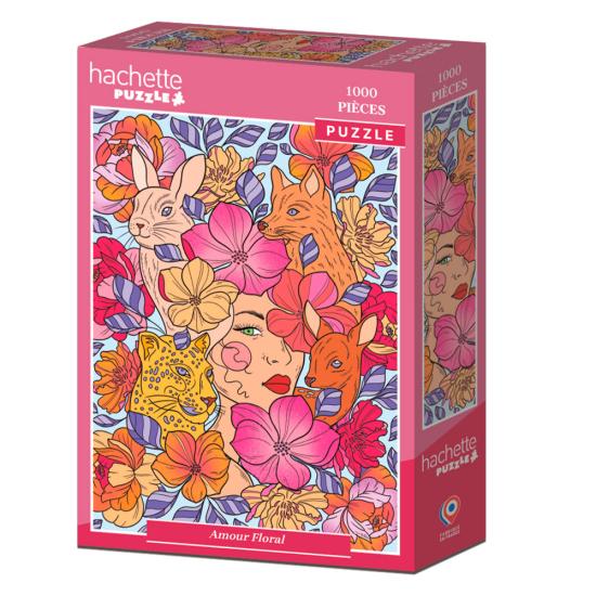 Puzzle Hachette Amor Floral de 1000 Piezas Puzzle Hachette Amor Floral de 1000 Piezas