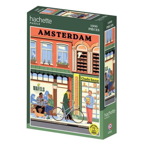 Puzzle Hachette Ámsterdam de 1000 Piezas