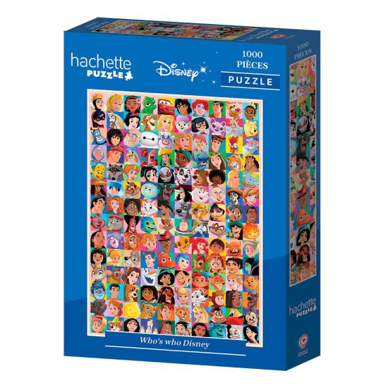 Puzzle Hachette Quién es quién Disney de 1000 Piezas