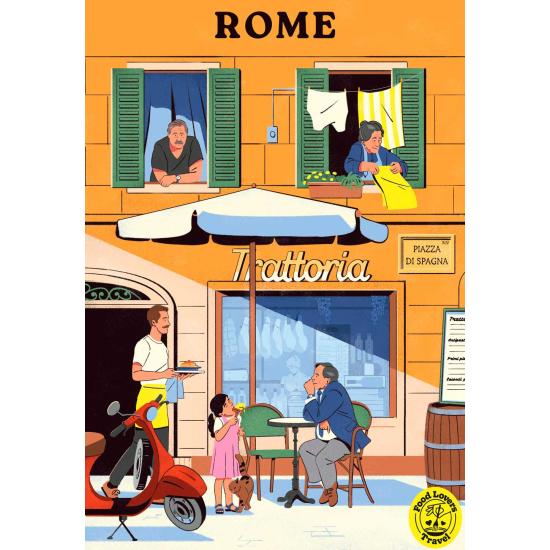 Puzzle Hachette Roma de 1000 Piezas