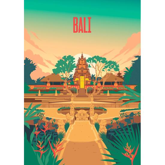 Puzzle Hachette Sueños De Vacaciones En Bali de 500 Pzs