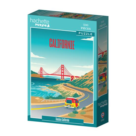 Puzzle Hachette Sueños De Vacaciones En California de 500 Pzs