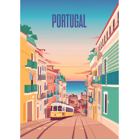 Puzzle Hachette Sueños De Vacaciones En Portugal de 500 Pzs