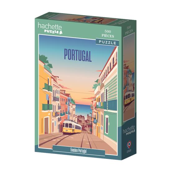 Puzzle Hachette Sueños De Vacaciones En Portugal de 500 Pzs