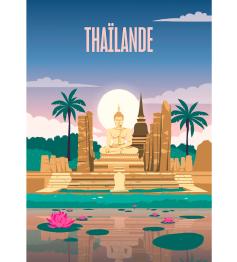 Puzzle Hachette Sueños De Vacaciones En Tailandia de 500 Pzs